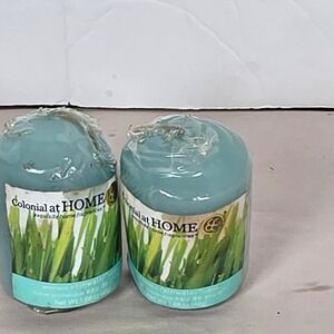 Colonial at Home Rainwater Scented Candles Set of 2 Tealight Home Fragrances New
